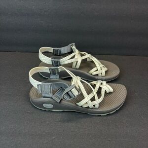 Chaco Sandals with Gray and Cream Straps Womens US  W7 EU 38